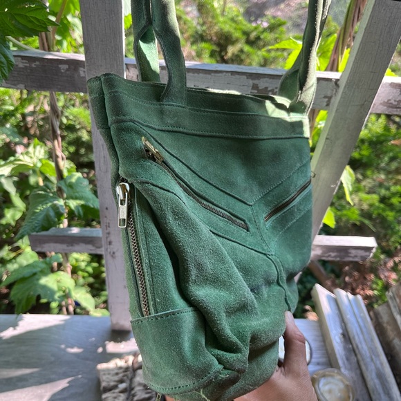 Y2K Urban Outfitters green suede purse - Picture 4 of 7